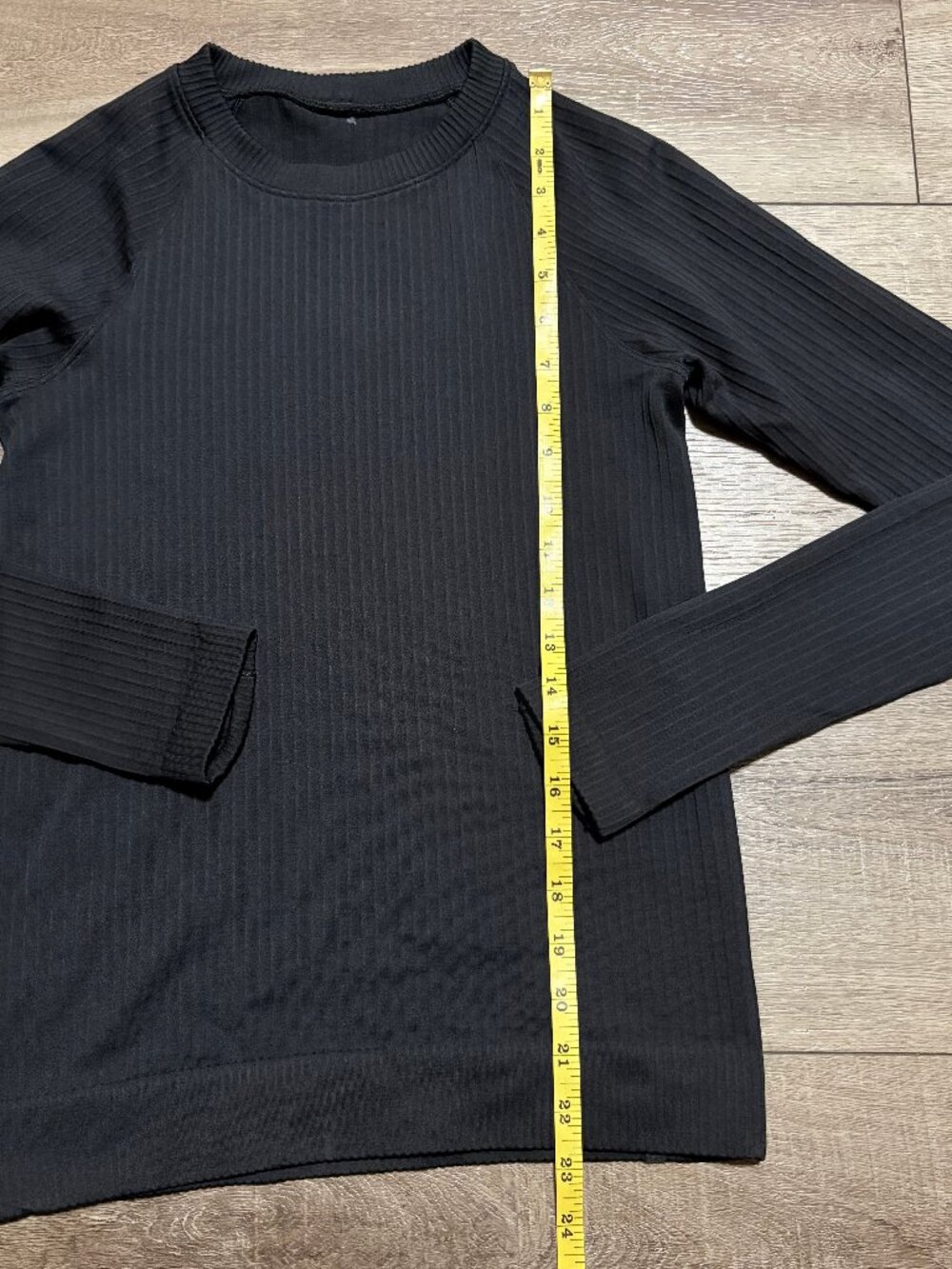 Lululemon Rest Less Ribbed Pullover Size 2 Black - Picture 7 of 12